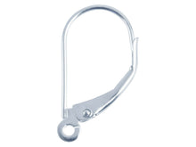 Load image into Gallery viewer, Sterling Silver 925 Continental Earring Hook Fasteners leaver back 2 x Pair