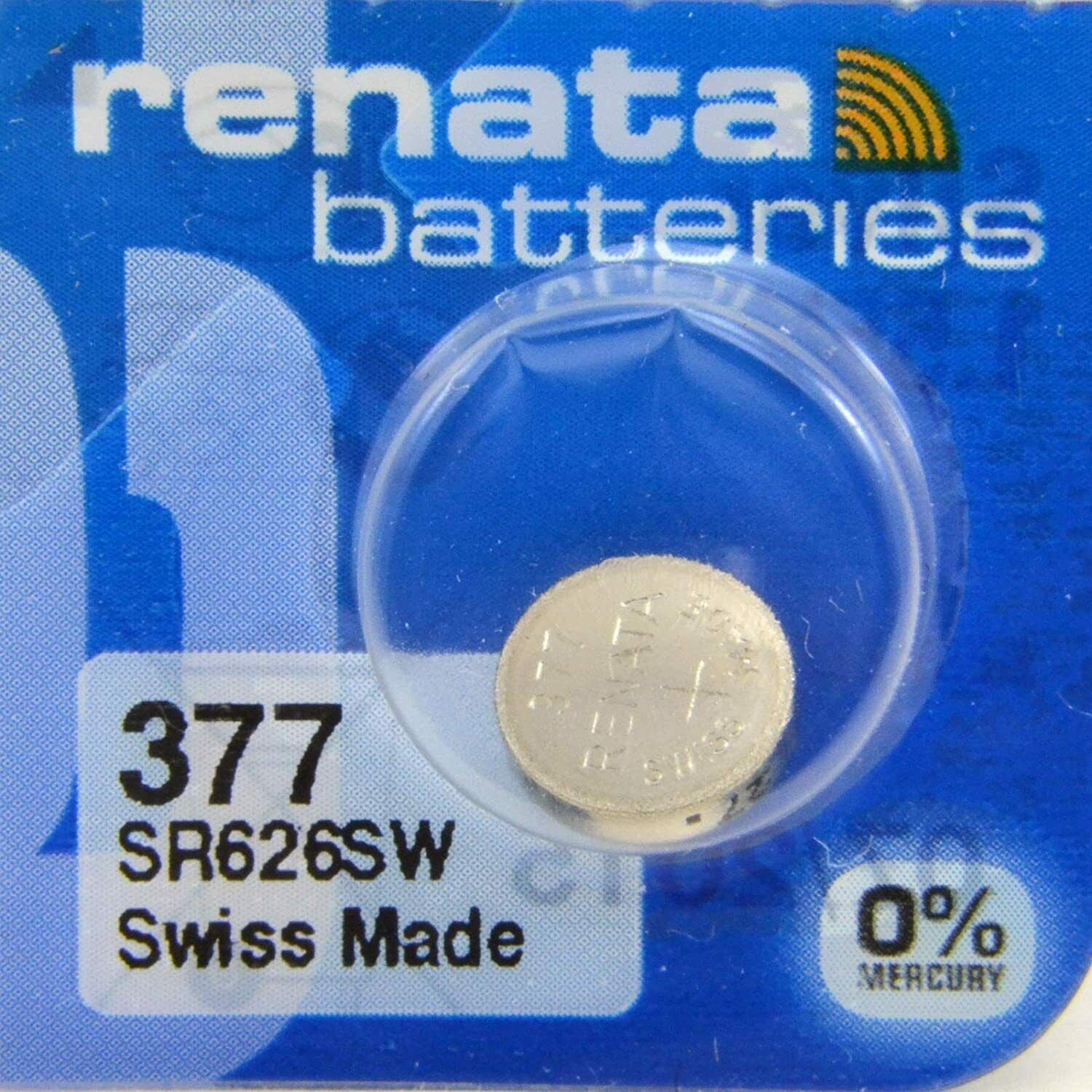 377 Battery SR626SW SR66 AG4 606 BA Watch Silver 1.5V quartz Renata Ba –  Millies Jewels