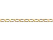 Load image into Gallery viewer, 18ct Yellow Gold Diamond Cut Curb Chain 18&quot;/45cm Gold Necklace 750 carat 18ct
