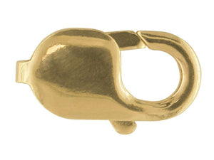 18ct Yellow Gold Lobster Fastener Solid Gold 18ct Trigger Oval Trigger ALL SIZES