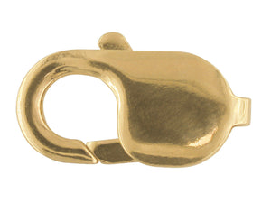 18ct Yellow Gold Lobster Fastener Solid Gold 18ct Trigger Oval Trigger ALL SIZES