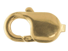 Load image into Gallery viewer, 9ct gold 18mm trigger clasp lobster clasp lobster claw gold jewellery fastener
