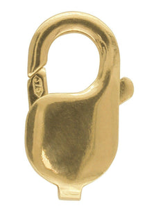 9ct gold 18mm trigger clasp lobster clasp lobster claw gold jewellery fastener