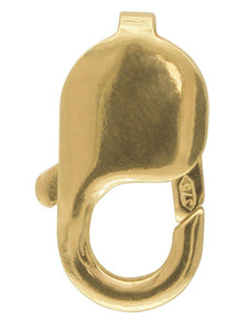9ct gold 18mm trigger clasp lobster clasp lobster claw gold jewellery fastener