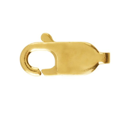 Solid gold deals lobster clasp