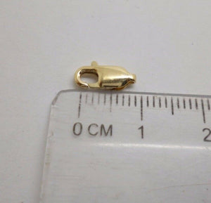 9ct gold 8mm trigger clasp lobster clasp lobster claw gold jewellery fastener