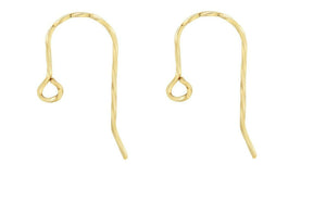 9ct Gold Earring Fittings ALL TYPES Hook Wire Safety Plain Fancy Earring PAIRS