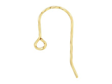 Load image into Gallery viewer, 9ct Gold Earring Fittings ALL TYPES Hook Wire Safety Plain Fancy Earring PAIRS
