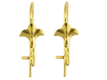 Load image into Gallery viewer, 9ct Gold Earring Fittings ALL TYPES Hook Wire Safety Plain Fancy Earring PAIRS
