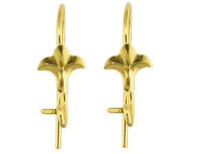 9ct Gold Earring Fittings ALL TYPES Hook Wire Safety Plain Fancy Earring PAIRS