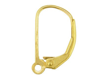 Load image into Gallery viewer, 9ct Gold Earring Fittings ALL TYPES Hook Wire Safety Plain Fancy Earring PAIRS
