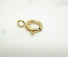 Load image into Gallery viewer, 9ct Yellow Gold 8mm Bolt Ring - Open -  Heavy Duty open jewellery fastener x 1
