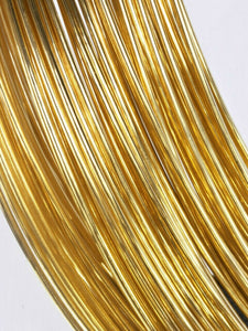 9ct Gold 1mm Wire DF Round Fully Annealed Round Wire Yellow Gold in 10cm lengths