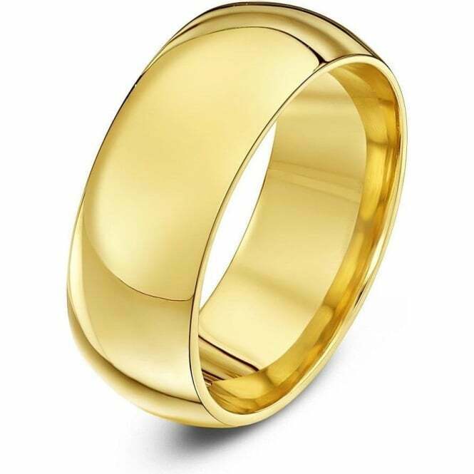 Extra wide gold wedding bands sales