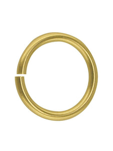 9ct Yellow Gold 7mm Jump Ring - Open Jump Ring - O Ring Jewellery fastener x 1