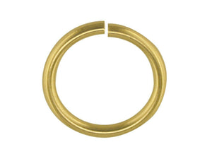 9ct Yellow Gold 7mm Jump Ring - Open Jump Ring - O Ring Jewellery fastener x 1