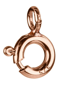 Rose Gold 5mm Bolt Ring 9ct Red Gold Bolt Ring Jewellery Fastener Rose Gold