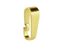 Load image into Gallery viewer, 8mm 9ct Yellow Gold Easy Use Snap On Pendant Bale / Bail No Soldering Required
