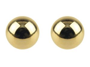 9ct Yellow Gold Ball Earring Studs 3mm - Pair