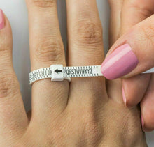Load image into Gallery viewer, Finger Size Gauge Ring Sizer For Engagement Ring Size Wedding Ring Size Band New
