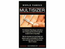 Load image into Gallery viewer, Finger Size Gauge Ring Sizer For Engagement Ring Size Wedding Ring Size Band New
