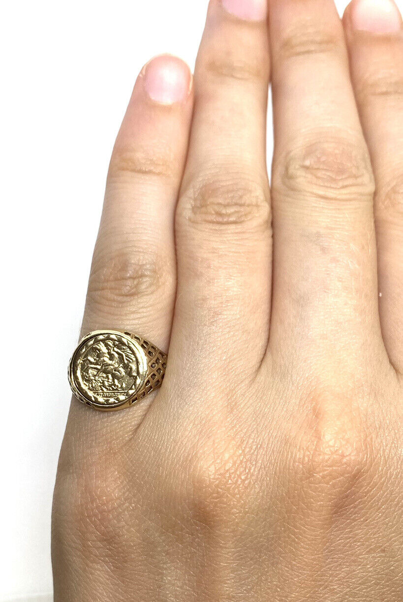 Simple Men's Golden Ring Jewelry Fashion Popular Finger Ring - Temu