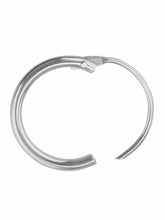 Load image into Gallery viewer, Sleeper Creole Earring SINGLE 925 Sterling Silver 15mm  Silver Huggie 15mm Hoop

