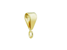 Load image into Gallery viewer, Gold Pendant Bail Fitting 9ct Yellow Gold Easy Use Pendant Bale Bail ALL TYPES

