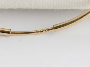 16mm Gold Hoop Earrings 14ct Gold Bonded Endless Hoop Earrings 14ct Gold x PAIR