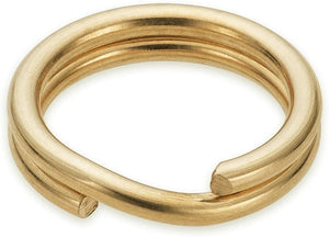 9ct Yellow Gold 5mm Split Ring Charm Links Keyring Easy To Attach Charms Solid